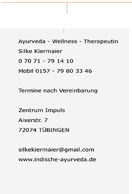 Silke Kiermaier Haus der Gesundheit, Wilhelmstrasße namaste yoga studio Provanceweg Tübingen